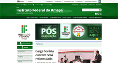 Desktop Screenshot of ifap.edu.br