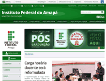 Tablet Screenshot of ifap.edu.br